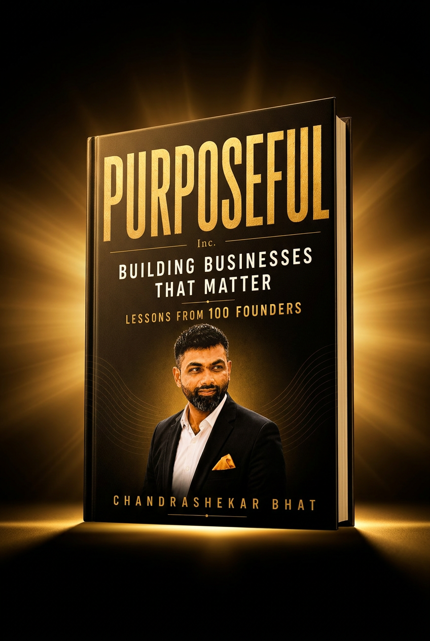 Purposeful, Inc. book cover by Chandrashekar Bhat